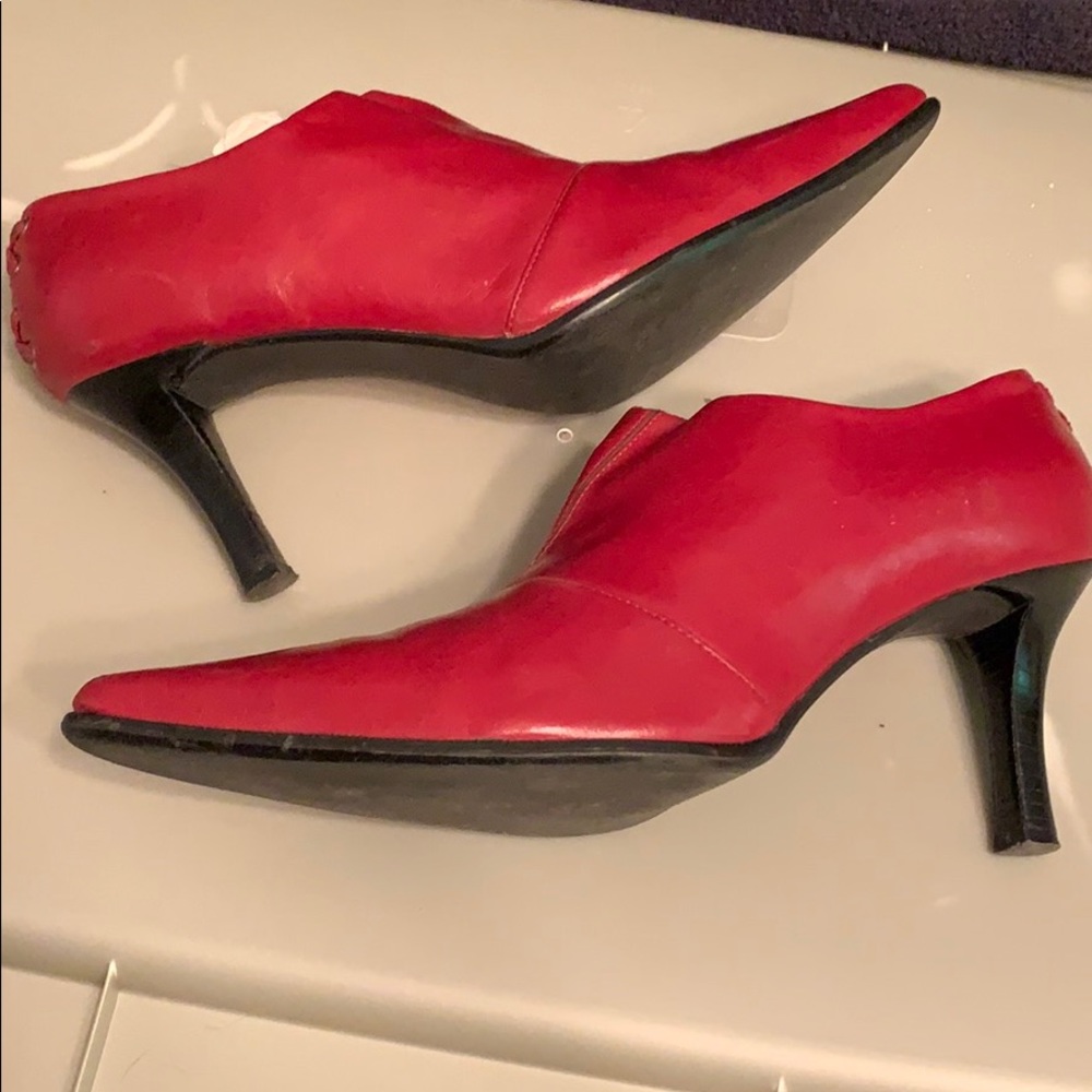 Red Leather Booties! - image 3